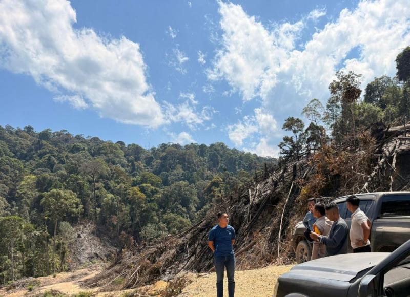 Ngaku Mau Tanam Sawit, Tiga Pembakar Hutan Ditangkap Polres Rohul